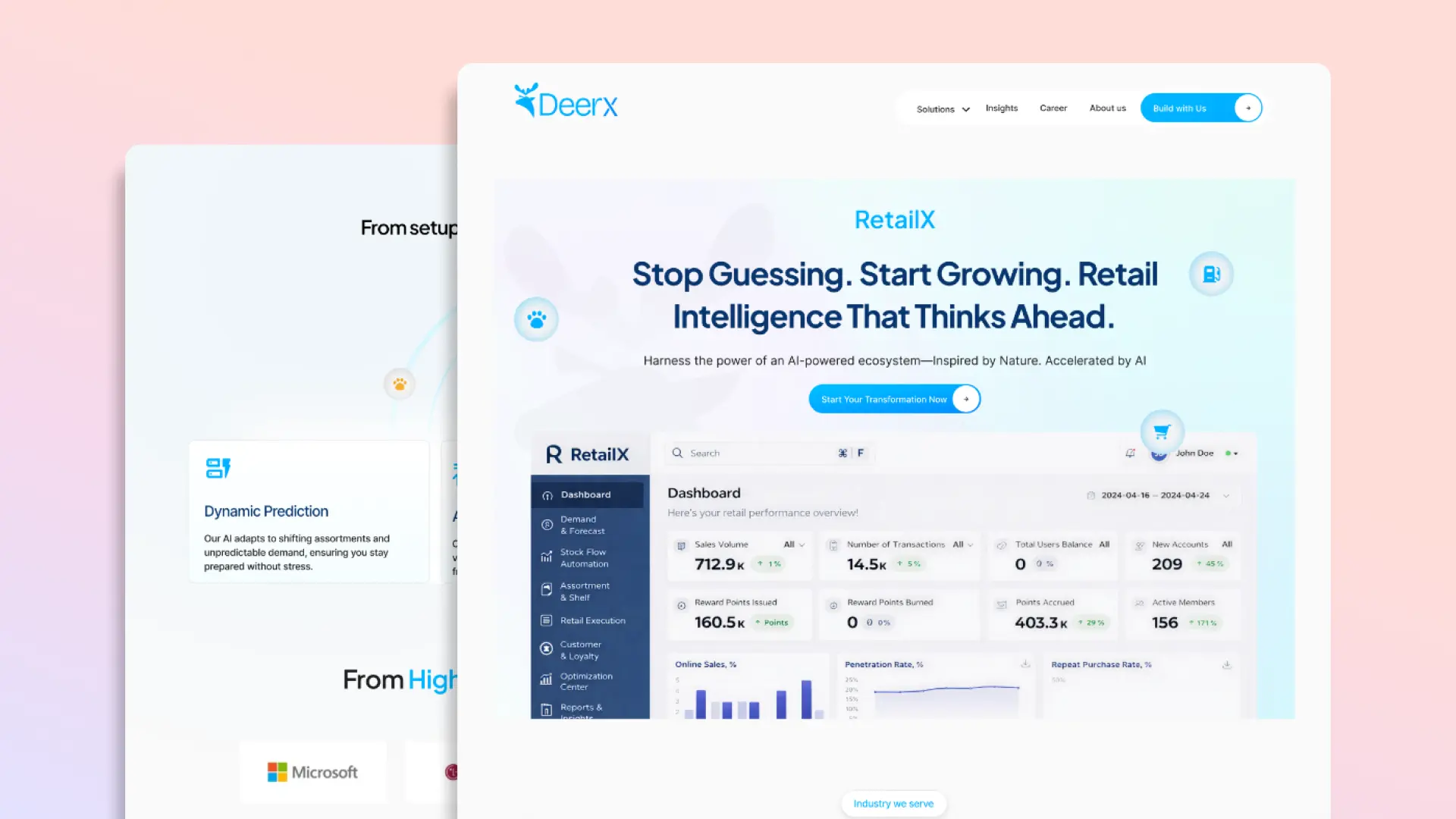 DeerX RetailX Mockup